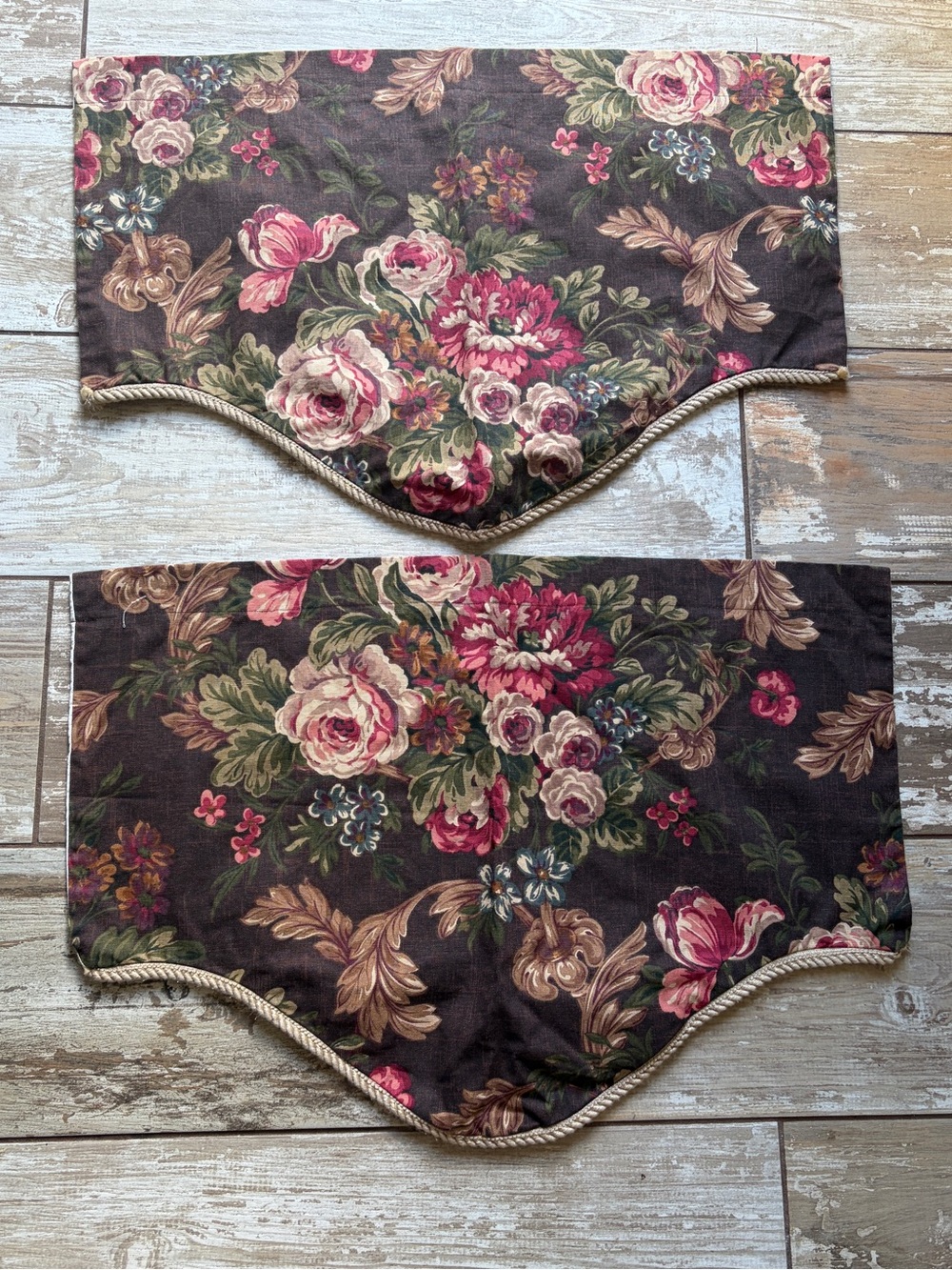 Kids Floral Brown Vintage-Style Bottoms